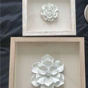 Floral Shadowbox Wall Art Decor Set